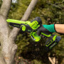 Мини-пила цепная аккумуляторная Greenworks G24MCS10K4 24В