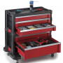 Комод для инструментов Keter SET 5 DRAWER RED, 5 ящиков, красный/серый/чёрный