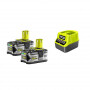 ONE + / Аккумулятор (2) с зарядным устройством RYOBI RC18120-250