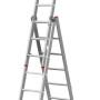 Лестница алюм. 3-х секц. 250/631/264см 3х10 ступ., 15,3кг PRO STARTUL (ST9942-10)