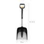 Лопата снеговая автомобильная телескопическая X-series FISKARS (987x280)