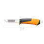 Топор-колун X21 FISKARS + нож универсальный