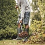 Лопата совковая с ручкой Solid FISKARS (черная) (1066720)