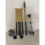 Штатив-рейка распорная Elitech 3,8 м с ногами (1/4" и 5/8") 2210.000700