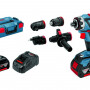 Аккумуляторная дрель-шуруповерт BOSCH GSR 18V-60 FC L-BOXX + набор насадок