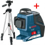 Линейный нивелир Bosch GLL 3-80P+BS 150