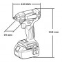 Аккум. ударный гайковерт MAKITA DTW 180 RFE