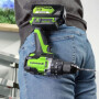 Аккумуляторная ударная дрель-шуруповерт Greenworks GD24DD140 24В (АКБ 5Ач + ЗУ)