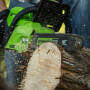 Пила цепная аккумуляторная Greenworks GD60CS40 60В