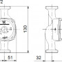 Циркуляционный насос Grundfos UPS 25-60 130 (96281476)