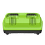 Ультрабыстрое двойное зарядное устройство Greenworks 24V G24X2C8 8A