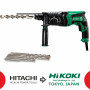 Перфоратор Hikoki DH26PC2 + 5 буров