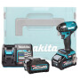 Аккумуляторный ударный шуруповерт MAKITA XGT TD002GD201 MAKPAC2 (2 АКБ 2,5Ач + ЗУ)
