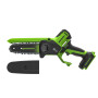 Мини-пила цепная аккумуляторная Greenworks GD24CS15 24В (без АКБ и ЗУ)