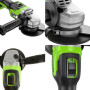 Аккумуляторная углошлифовальная машина Greenworks GD24AG 24В