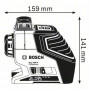 Линейный нивелир Bosch GLL3-80P+BT250