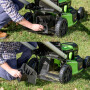 Аккумуляторная газонокосилка Greenworks 60V GD60LM51SP (2 АКБ 5 Ач + ЗУ)