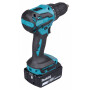 Аккумуляторная ударная дрель-шуруповерт MAKITA LXT DHP490F005 MAKPAC2 (АКБ 3Ач + ЗУ)