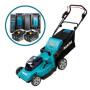 Газонокосилка аккумуляторная MAKITA LXT DLM480CT2