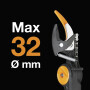 Сучкорез универсальный телескопический UPX86 FISKARS PowerGear