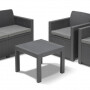 Комплект мебели KETER Alabama set, графит