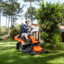 Райдер Husqvarna R 214TC с декой Combi 94 / 3 ножа