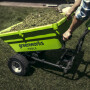 Аккумуляторная садовая тележка Greenworks G40GCK4 40В (в комплекте АКБ + ЗУ)