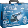 Аккум. углошлифмашина BULL CSG 1812-1 SR Xcase XLTpro (АКБ 4Ач + ЗУ)