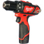 Аккумуляторная дрель-шуруповерт Milwaukee M12 BDD-202C