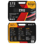 Набор инструментов 1/4", 1/2", 3/8" 6 граней 172 предмета PRO STARTUL Stuttgart (PRO-172S)