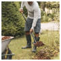 Лопата совковая с ручкой Solid FISKARS (черная) (1066720)