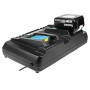 Набор аккумуляторов Makita BL1830B (4 шт.) + зарядное устройство DC18RD в кейсе
