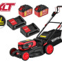 Газонокосилка аккумуляторная WORTEX CLM 4536-4 XLT SET (2 АКБ 6Ач + 2 ЗУ)