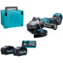 Аккумуляторная углошлифмашина MAKITA XGT GA038GT201 MAKPAC