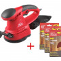 Эксцентриковая шлифмашина WORTEX RS 1250 AE в кор. + АКЦИЯ (шлифлисты P40/60/80)