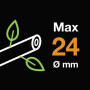 Секатор плоскостной металлический FISKARS Plus P531