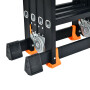 Лестница алюм. многофункц. 4х6 ступ.(332см/690см) 17кг BLACK LINE STARTUL (ST9930-06)