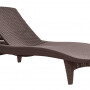 Шезлонг KETER Pacific Lounger, коричневый