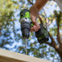 Аккумуляторная дрель-шуруповерт Greenworks GD24DD60 24В