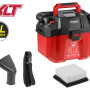 Аккумуляторный строительный пылесос WORTEX CVC 1815 в кор. ALL1 XLT SOLO