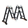 Лестница алюм. многофункц. 4х6 ступ.(332см/690см) 17кг BLACK LINE STARTUL (ST9930-06)