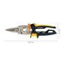 Ножницы для металла прямые PowerGear FISKARS
