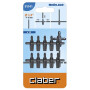Соединитель T-образный Claber 1/4", 10шт.