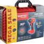 Аккум. ударный гайковерт WORTEX CWR 0218 XLT в чем. (АКБ 4Ач + ЗУ)