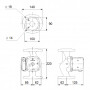 Циркуляционный насос Grundfos UPS 32-80 F 220 (95906458)