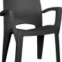 Стул пластиковый Keter Spring Chair (Спринг), графит