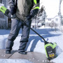 Снегоуборщик аккумуляторный GREENWORKS GD60SSK4 (АКБ 4Ач + ЗУ)