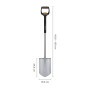 Лопата штыковая телескопическая закругленная Xact FISKARS (1066732)