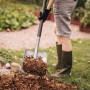 Лопата совковая FISKARS Ergonomic (серая) (1066712)