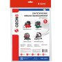Фильтр-мешки синтетические OZONE для пылесоса STARMIX FB20, KRESS 1200 NTS, METABO AS20, ИНТЕРСКОЛ П